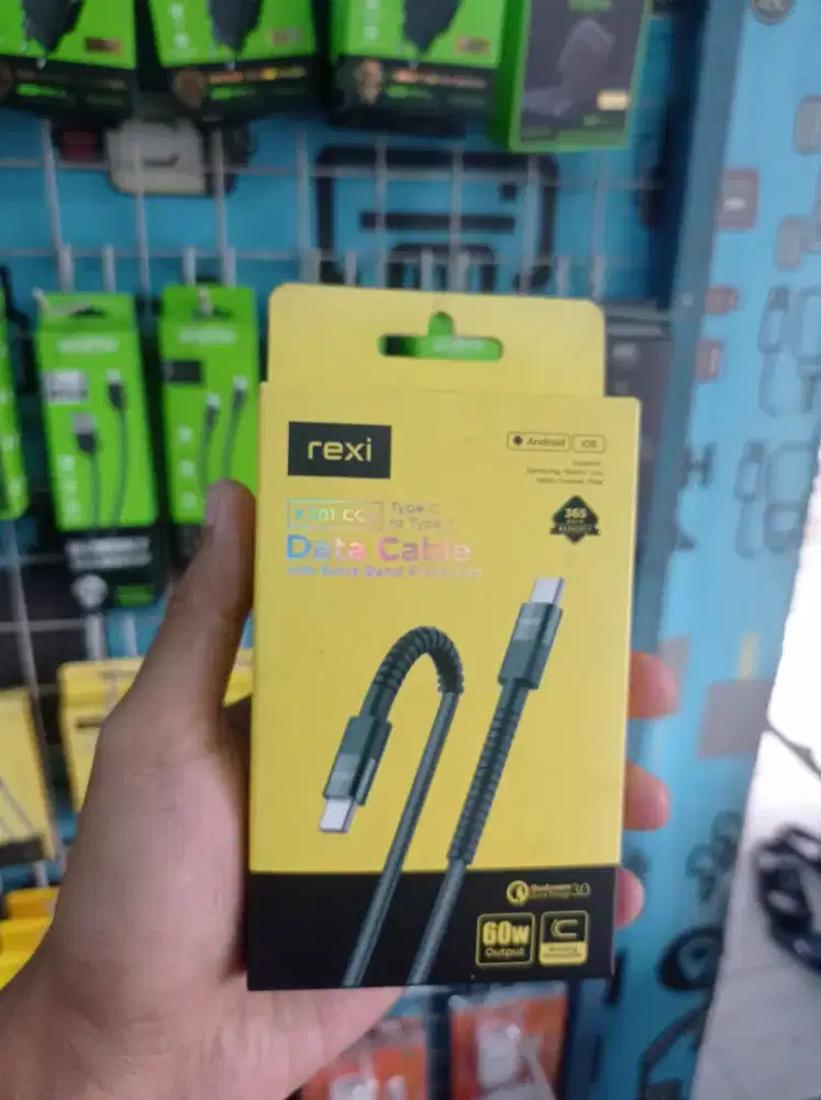 Kabel Data Rexi One KJ01-CCx (Type-C to Type-C)