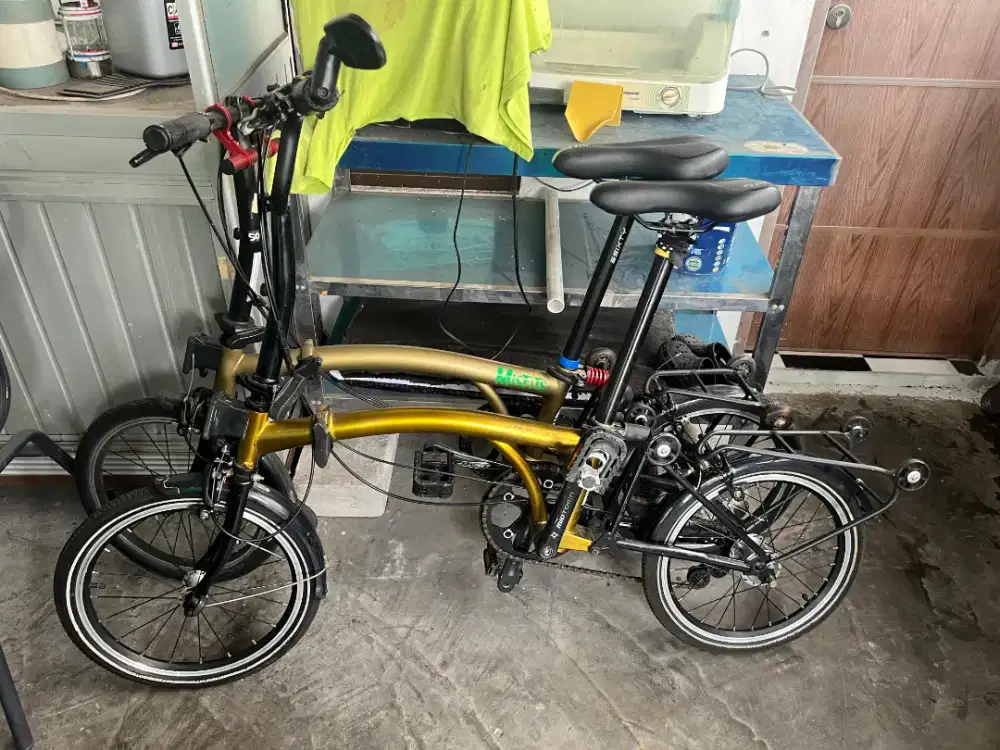Sepeda Lipat Element Pikes Gen 1 3S Gold Goldie 3 Speed