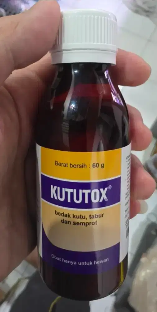 Kututox original anti kutu untuk hewan kesayangan