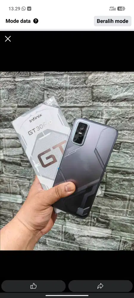 Jual hp infinix lagi butuh pemakainan 12 hari