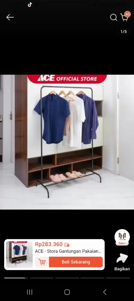 gantungan baju ace hadwer