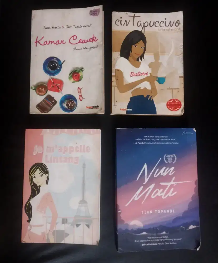 Novel 4 buku preloved