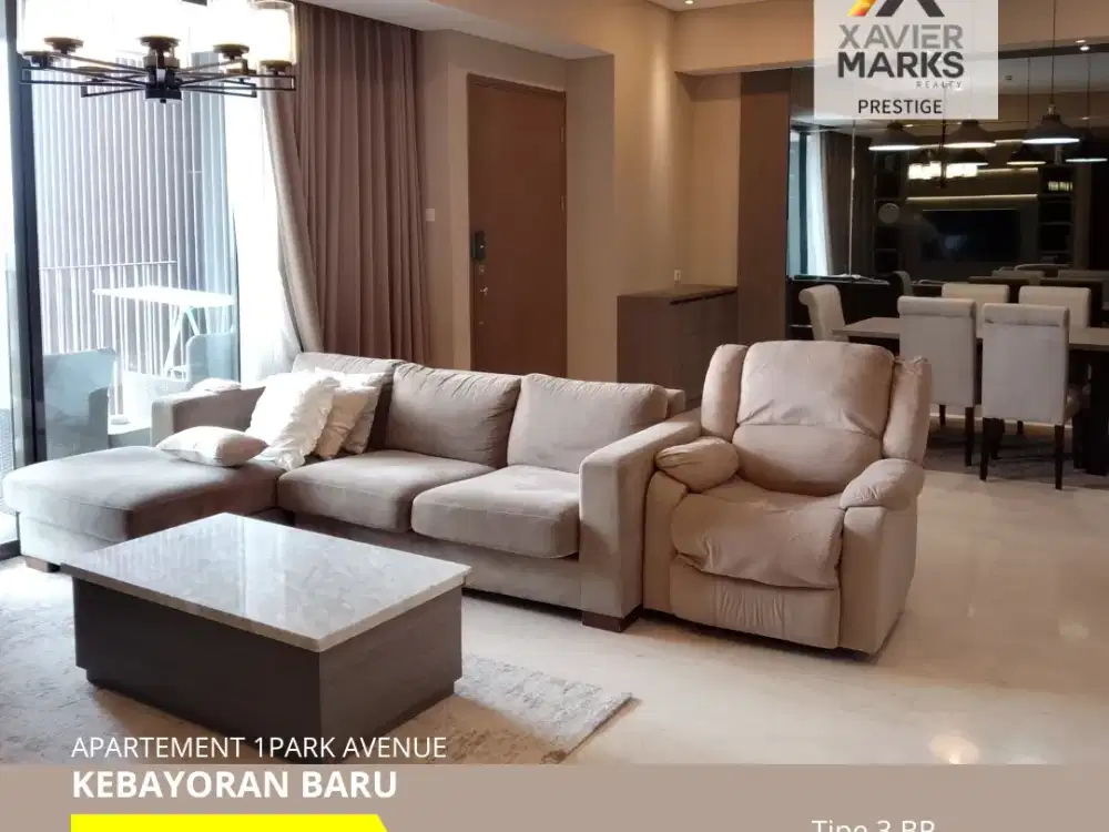 DIJUAL APARTEMENT 1PARK AVENUE KEBAYORAN BARU JAKARTA SELATAN