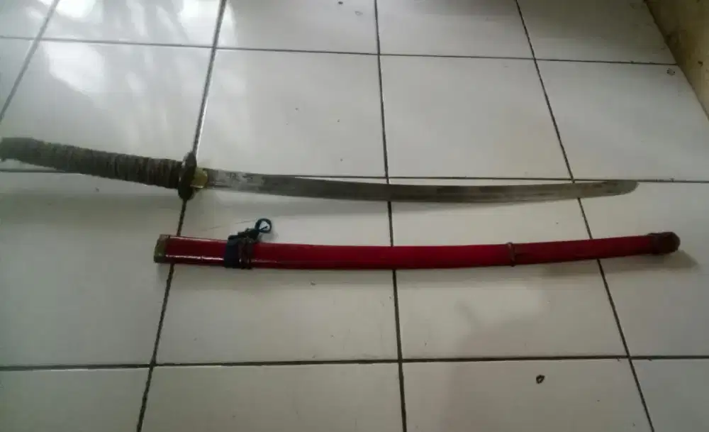 Yang hobi boleh dimaharkan Samurai jepang tua ada stempel.