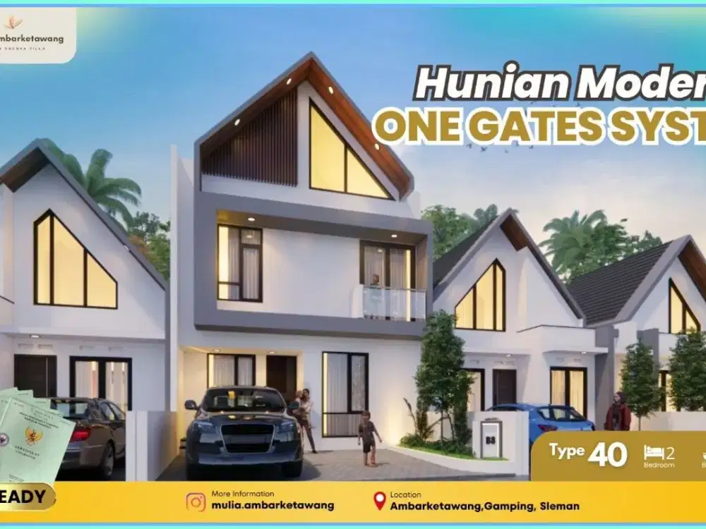 RUMAH DALAM CLUSTER JL WATES YOGYAKARTA MURAH 400 JUTAAN