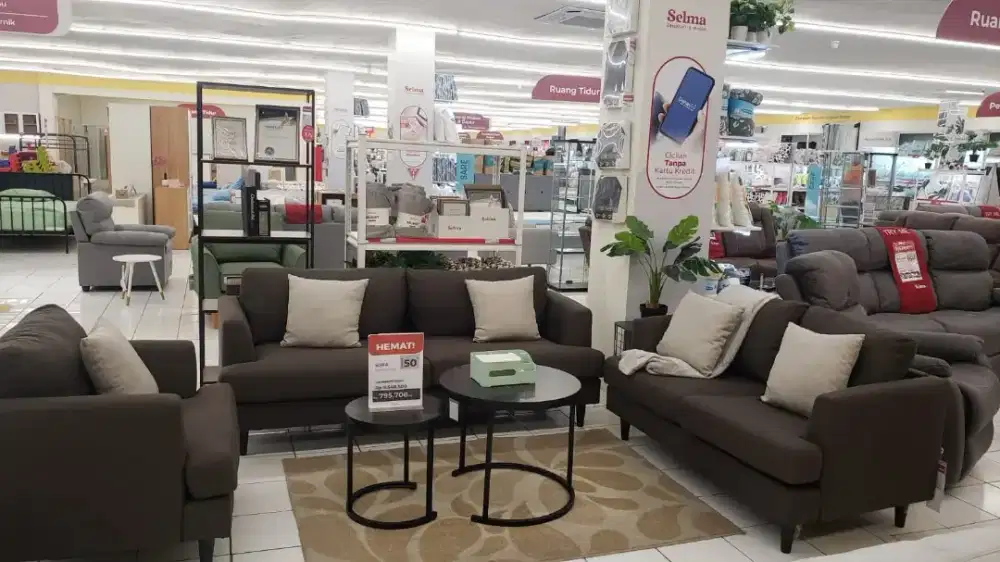 SOFA SET 3+2+1 MURAH