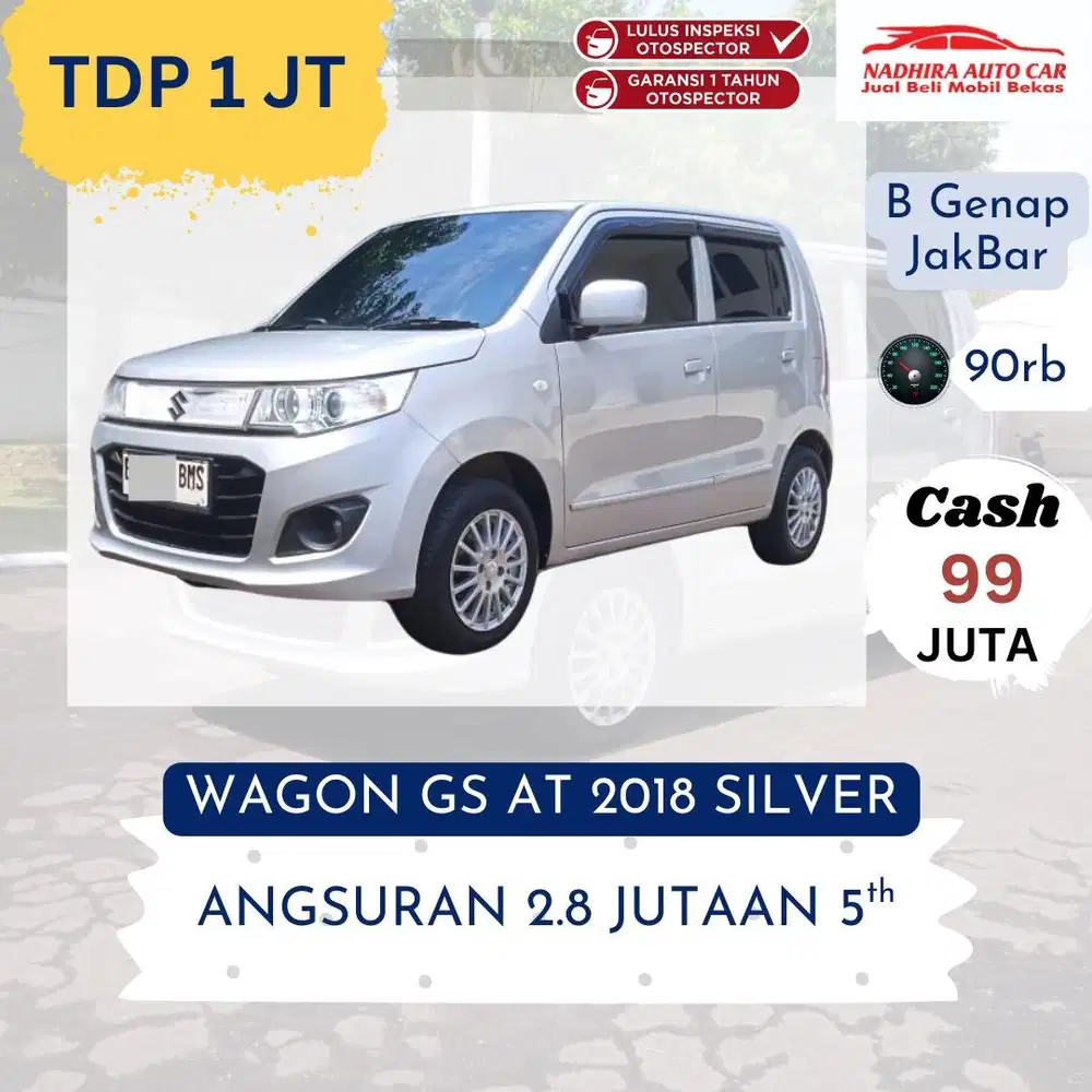 Promo Kredit DP 1 Juta Wagon GS AT 2018 Silver