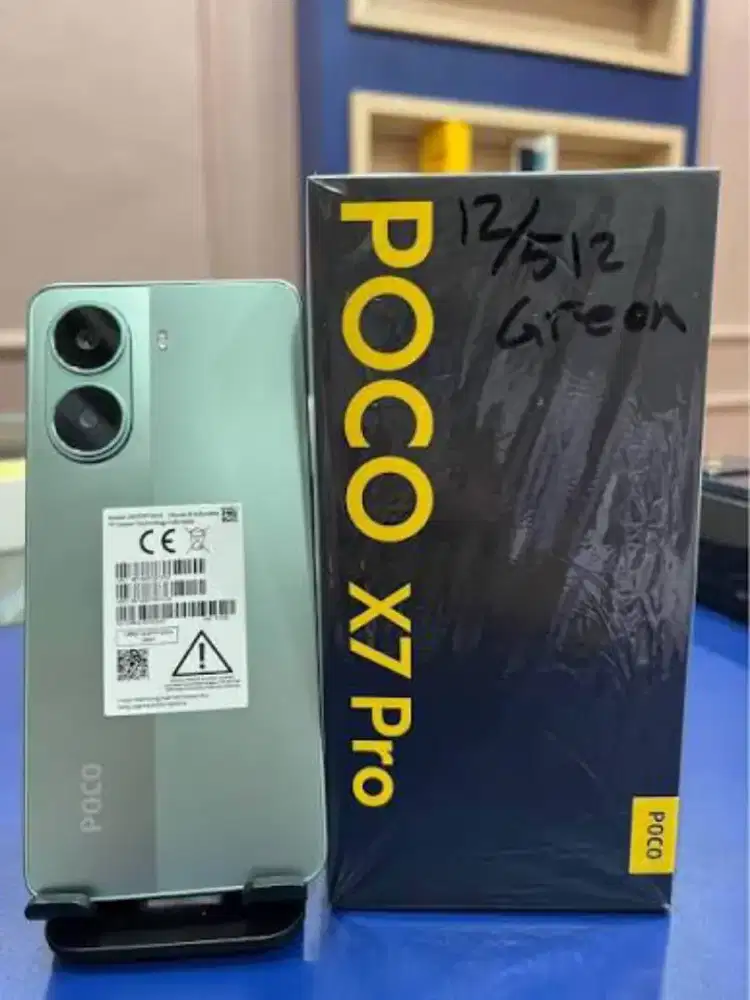 Poco X7 pro 12/256 like new green fullset