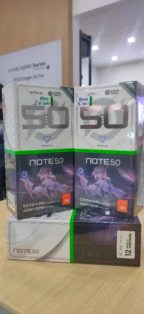 PROMO INFINIX NOTE 50 RAM 8/256