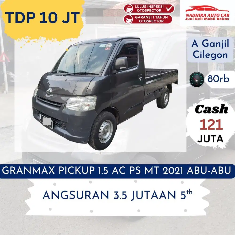 Promo Kredit DP 10 Juta Granmax Pickup 1.5 AC PS MT 2021  Hitam