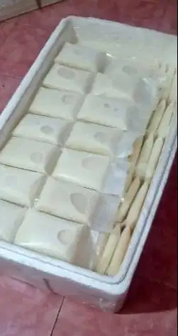 100 liter susu kambing etawa murni 100% kemasan sachet 200ml siap jual