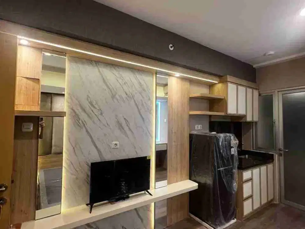 EDUCITY studio New furnish Mewah SHM dekat ITS, WM Pakuwon City