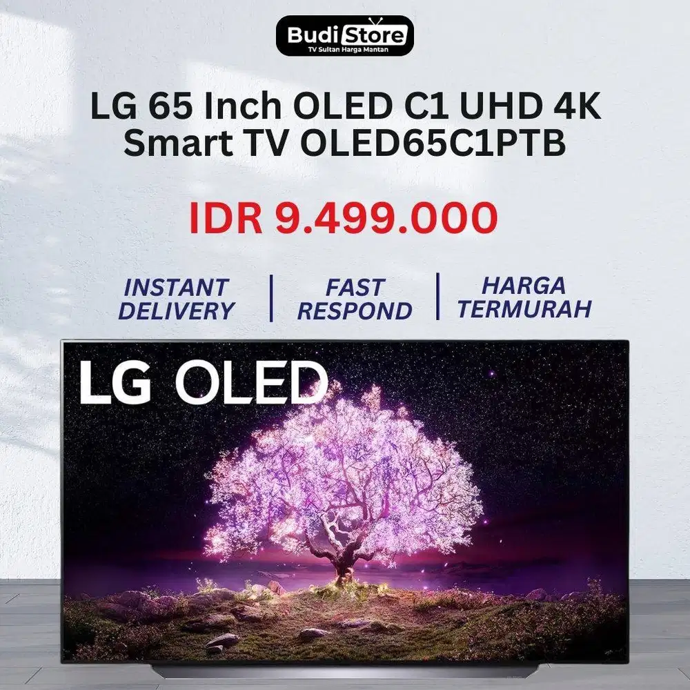 LG 65 Inch OLED C1 UHD 4K Smart TV OLED65C1PTB