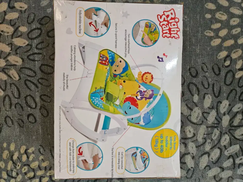 Right start bouncer 2 in 1