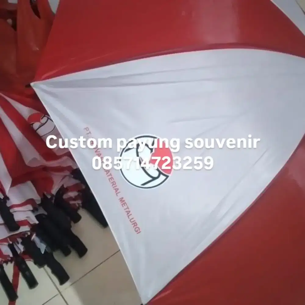 Payung promosi sablon payung lipat payung golf custom