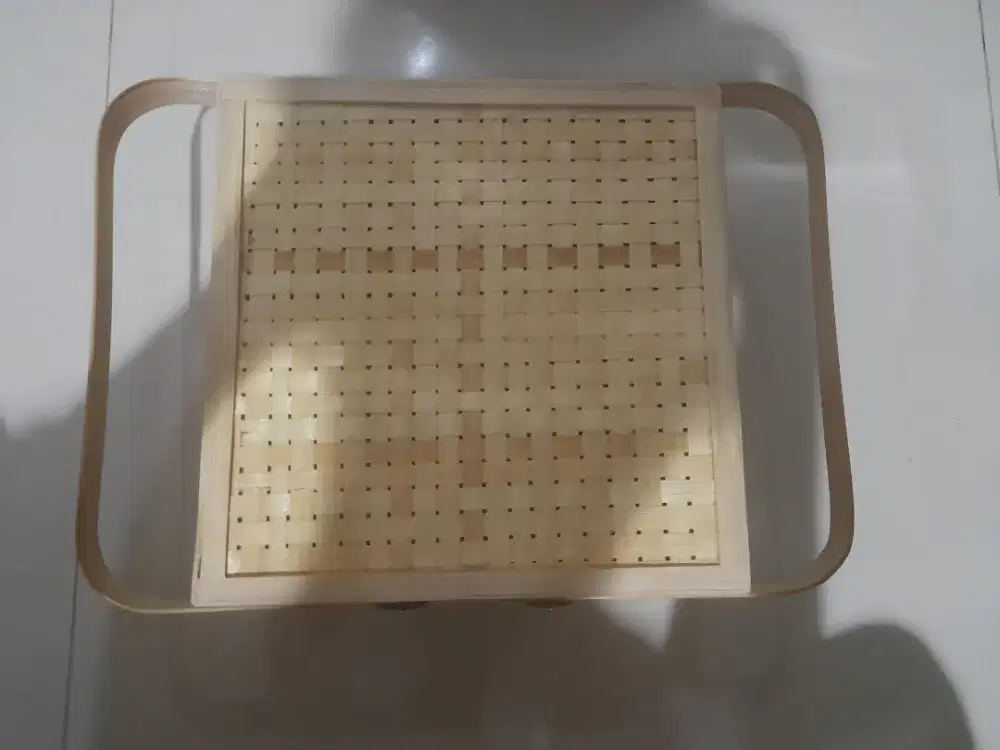 Jual Rantang/Keranjang Parcel Bambu Tutup Rotan