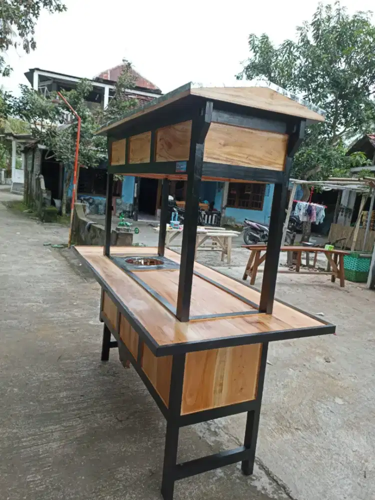 Jual Gerobak Angkringan, Bakso, Mie Ayam, Bubur, Sate, Soto, Pecel dll