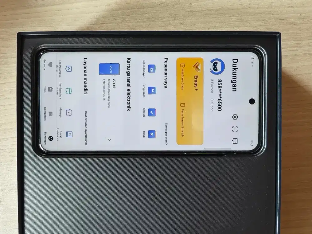 Vivo x200 12/256 hijau fullset