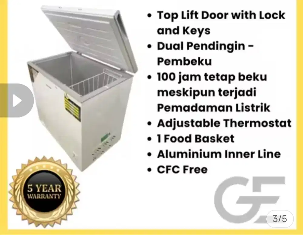 Freezer chest Changkong 280 lt