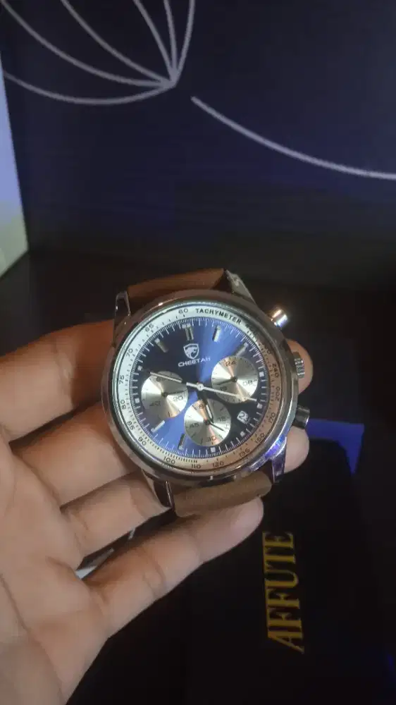 Jam tangan cheetah chronograph