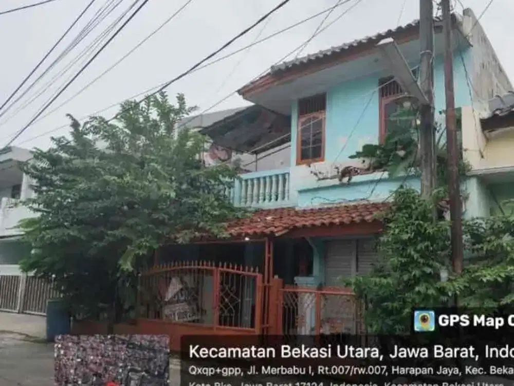 dijual rumah murah harga dibawah pasaran di perumahan sbs, kel. harapan jaya, kec. bekasi utara, kota bekasi