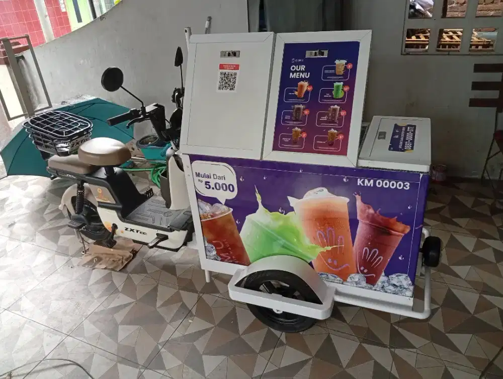 Gerobak Kopi Sepeda Listrik