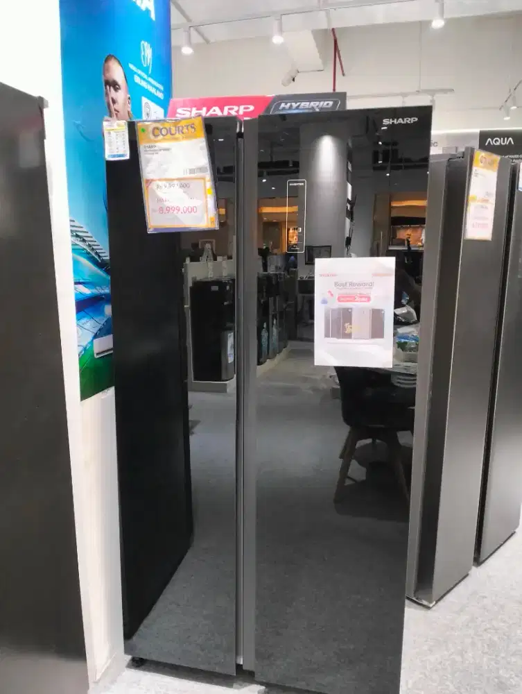 Cicilan Kulkas Side by side sharp promo 0%