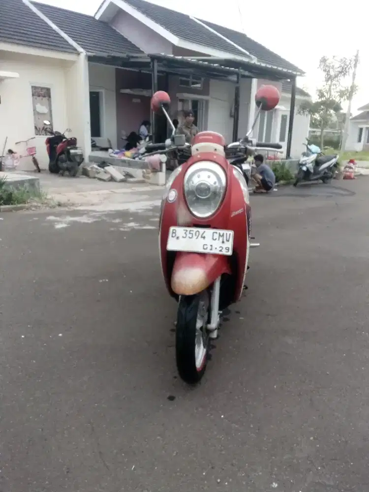 Jual cepat Scoopy FI 2013 merah