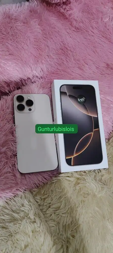 Iphon 16 pro max desert Titanium 256 Gb Ibox