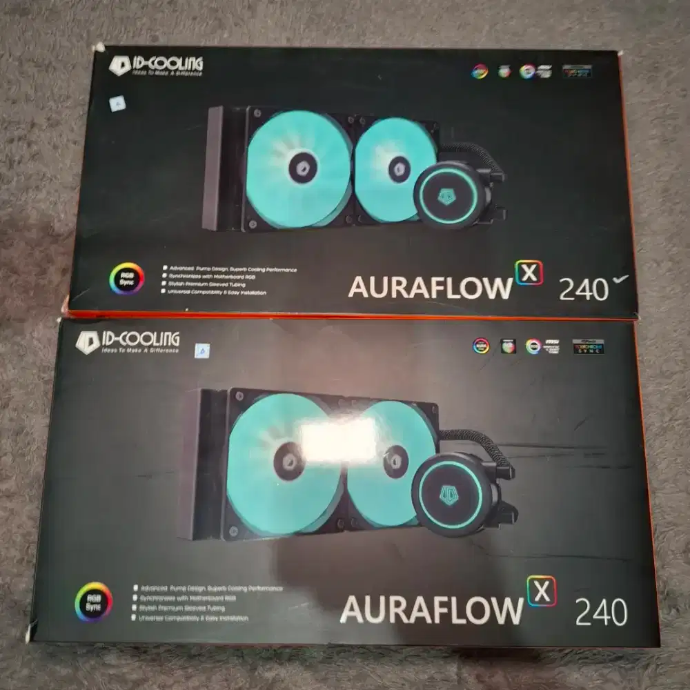 Radiator PC Liquid Cooling AuraFlow 240 Intel atau AMD bisa