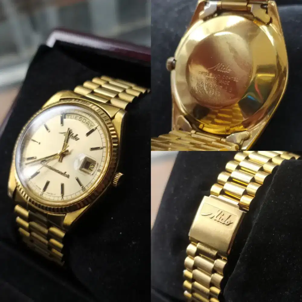 Jam Tangan Mido Commander President Day Date Automatic