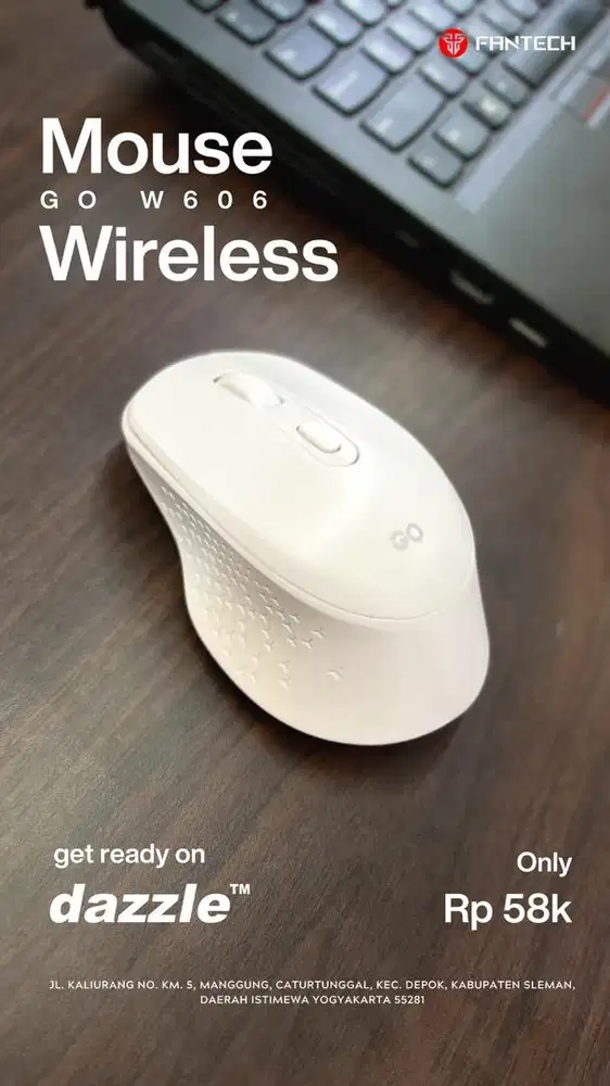 Mouse Wireless Fantech GO W606