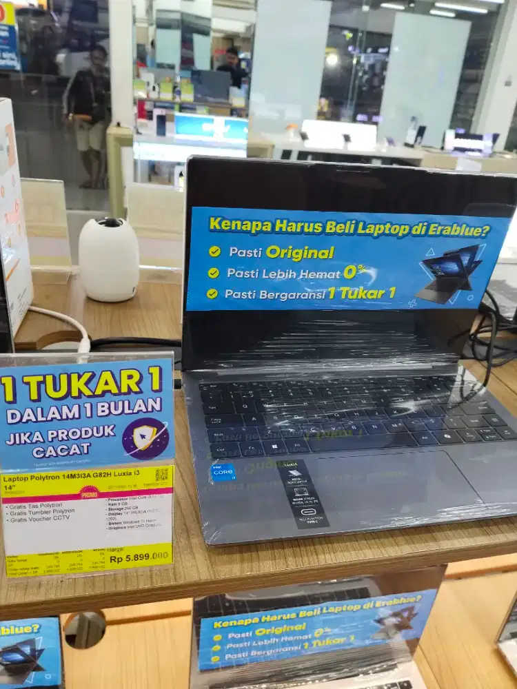 Laptop polytron Intel core i3 8 256