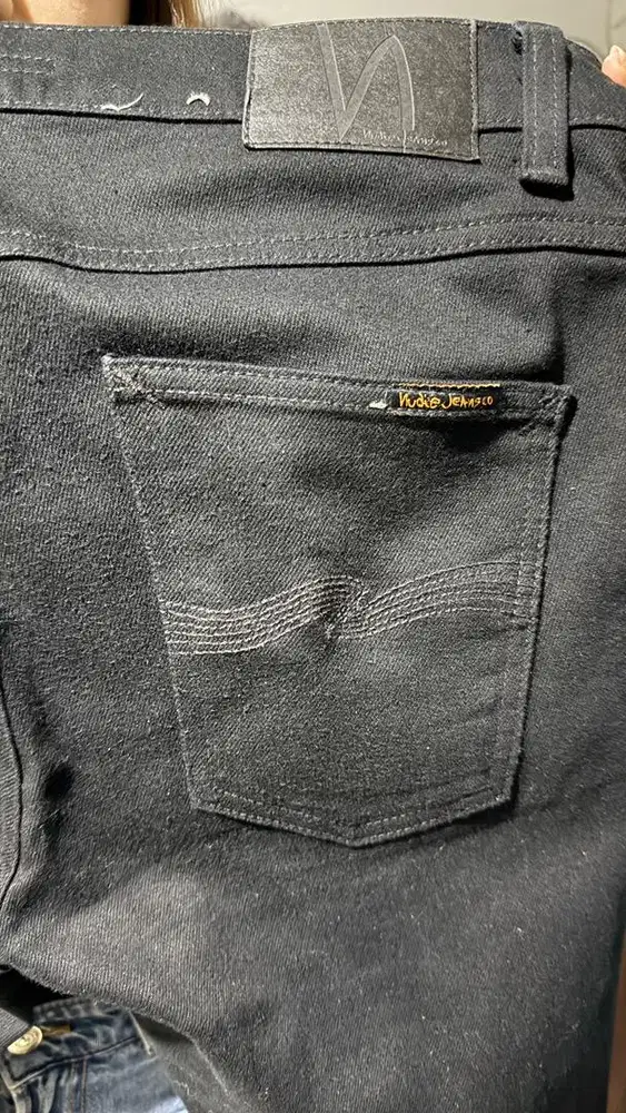 NUDIE JEANS LEAN DEAN DRY EVER BLACK