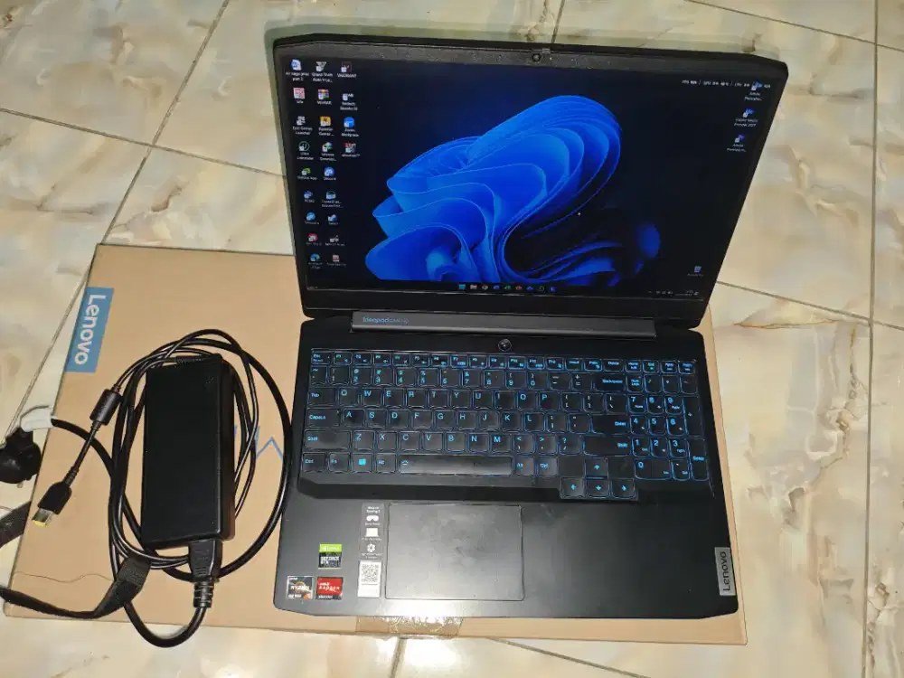 WTS Lenovo Ideapad Gaming 3 Fullset Mulus No Minus