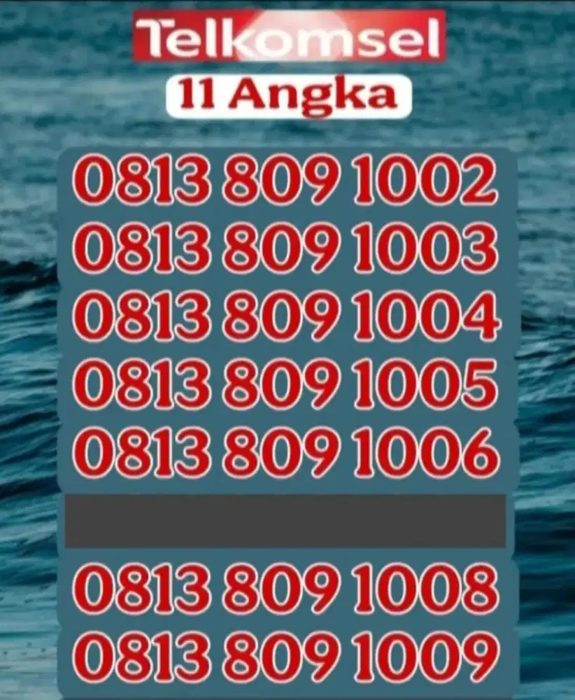 Nomor simpati 11 angka mudah di ingat