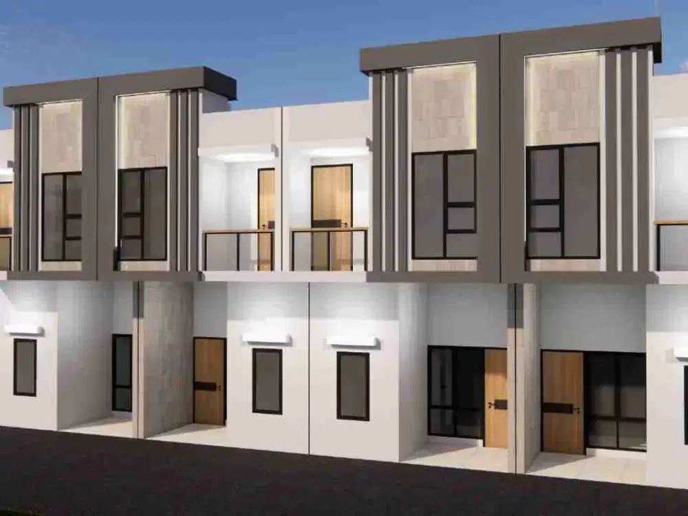 DI JUAL 7 UNIT RUMAH 2 LANTAI DLM TARAF BANGUN DI BATU AMPAR CONDET JAKTIM