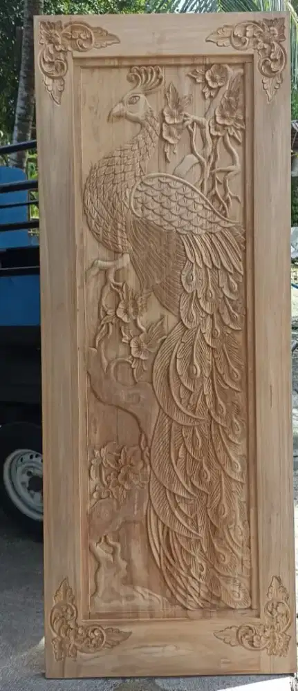 Pintu jati asli jogja