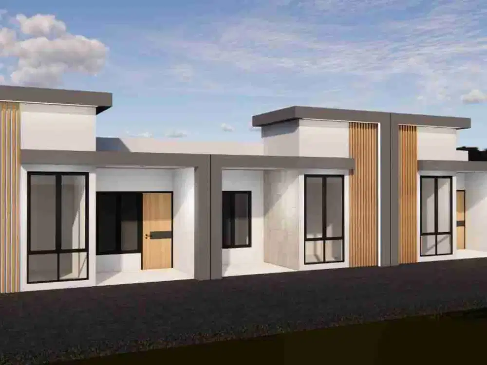 DI JUAL 7 UNIT RUMAH SATU LANTAI AKSES MOTOR DI CONDET BATU AMPAR JAKTIM