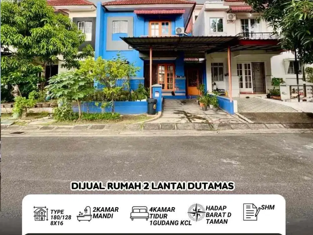 Rumah Cantik  2 Lantai Di dutamas batam center