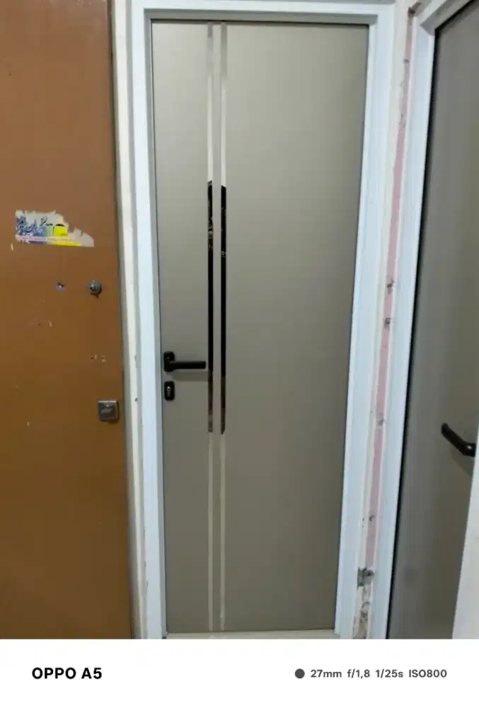 Pintu aluminium acp double layer anti rayap tahan lembab