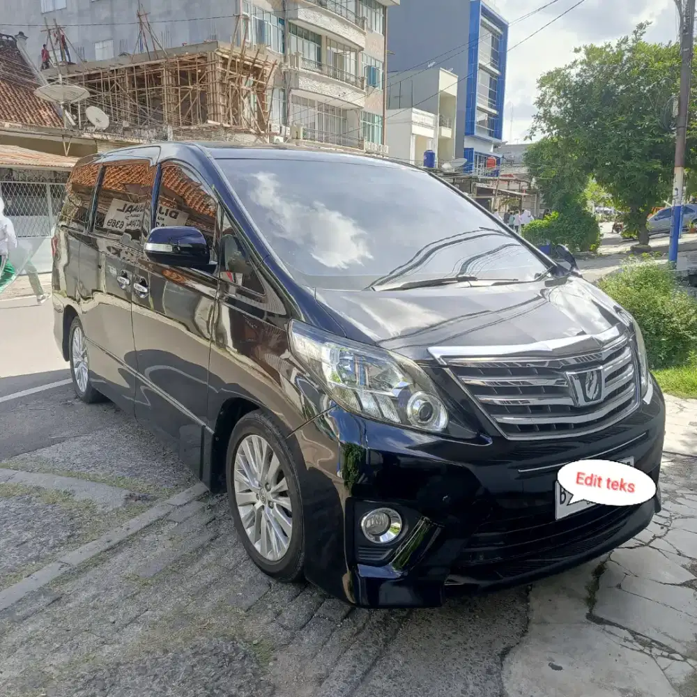 Toyota Alphard Sc 2013
