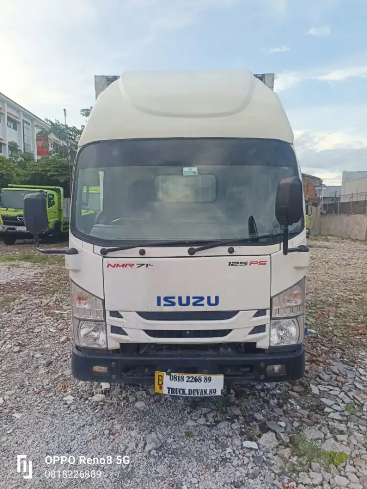 ISUZU ELF NMR71 LONG 125PS BOK BESI CONTENER 6 RODA ISTIMEWA SEKALI