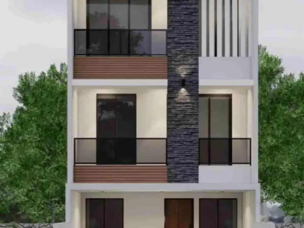 RUMAH BARU MINIMALIS 3 LANTAI LOKASI STRATEGIS DURI KEPA JAKARTA BARAT