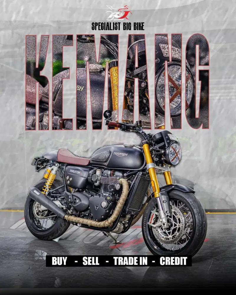 Triumph truxton 1200 Knalpot Vance hines  Modif Ratusan Juta