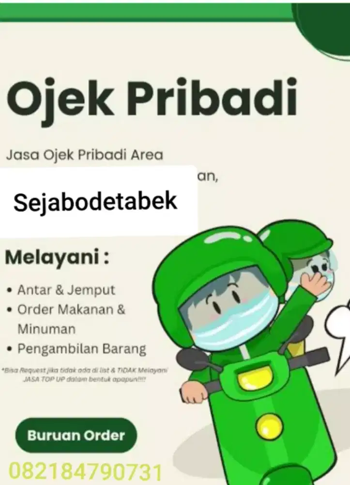 JASA LAYANAN OJEK PRIBADI