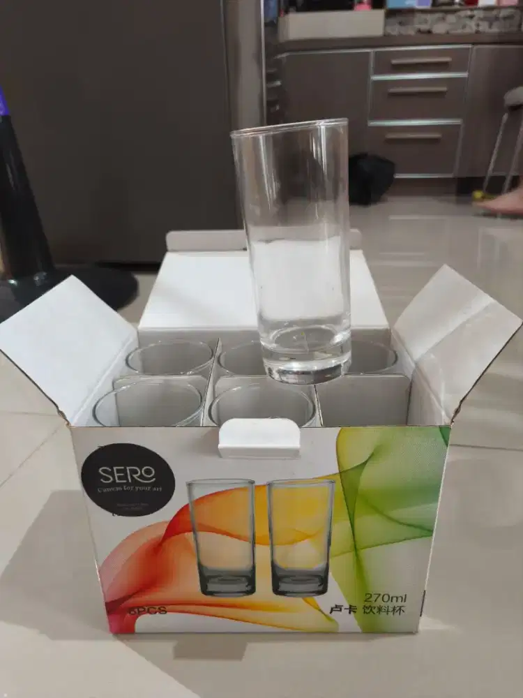 New sero gelas isi 6pcs