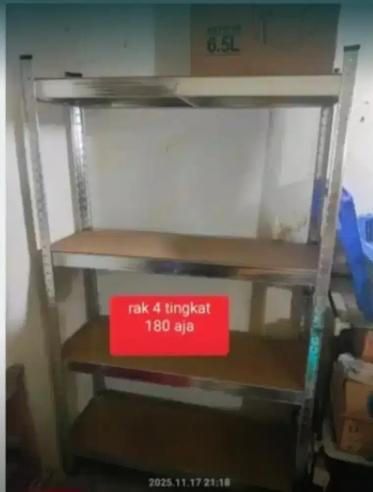 Rak Murah Mewah Stainless 4 Susun