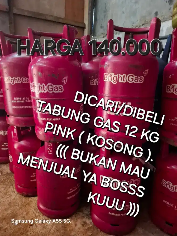 Tabung Gas 12 Kg Kosong ( Cari ).