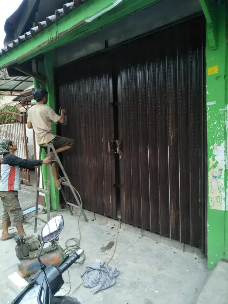 Perbaikan reparasi rolling door folding gate murah